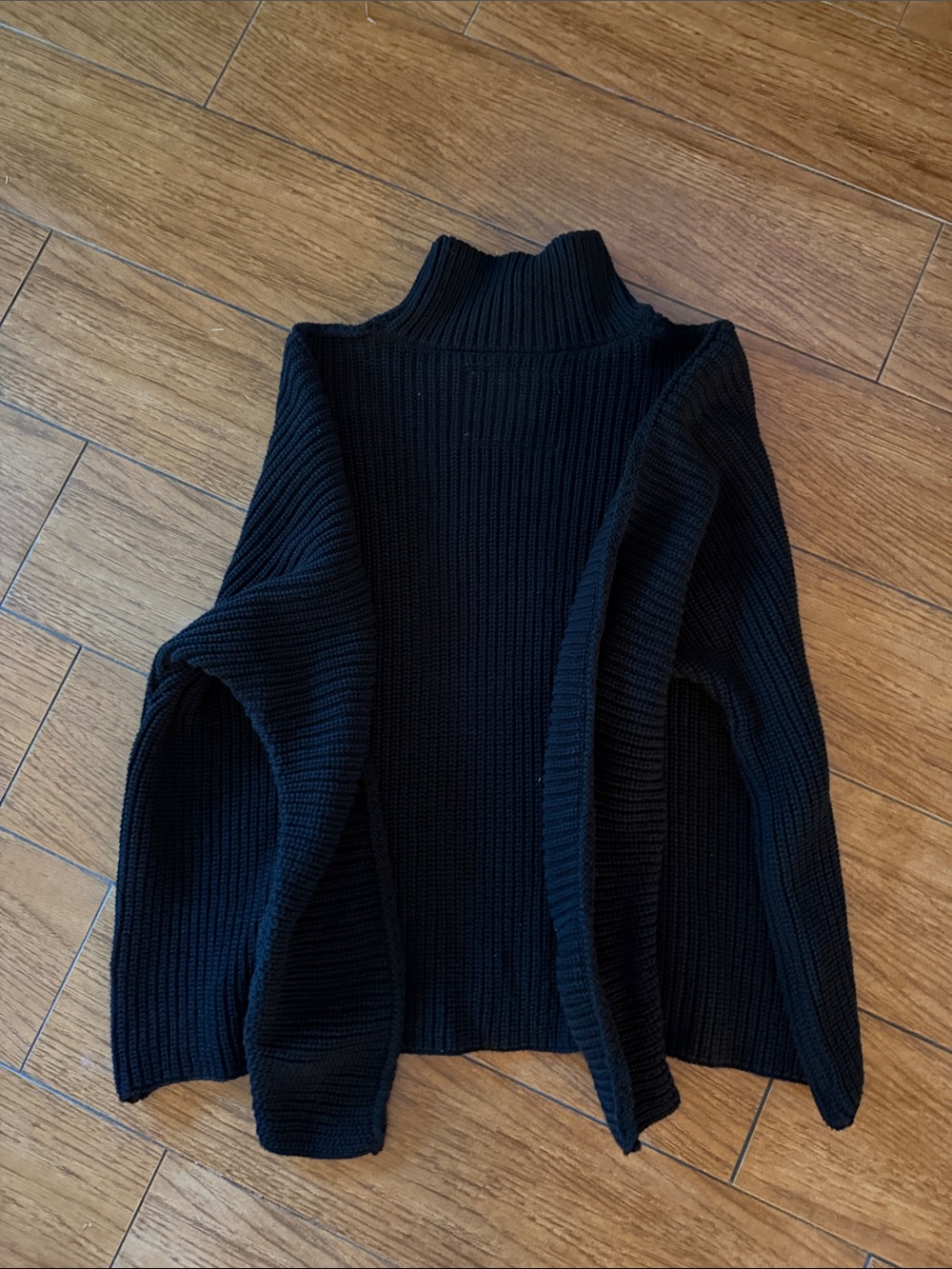 Frank & Eileen Montecito Turtleneck Pure Italian Cotton Sweater - Picture 7 of 8